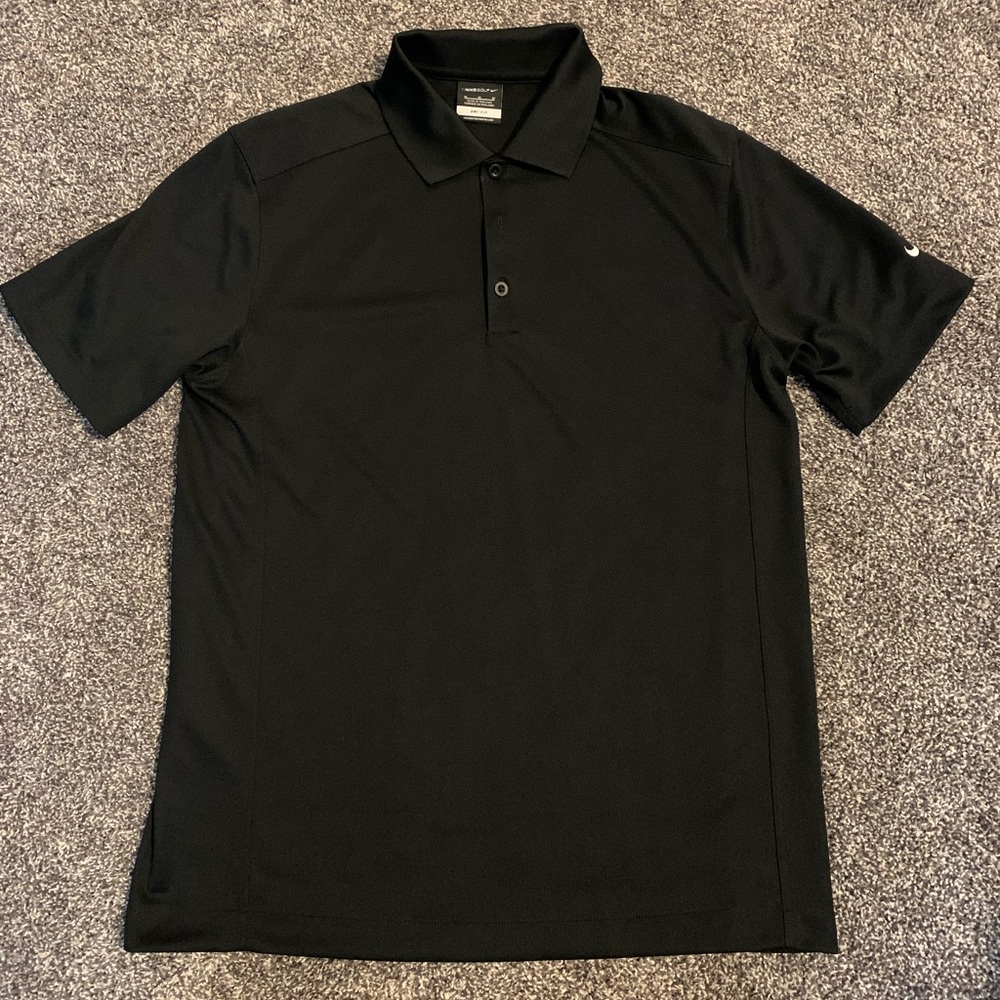 Two Nike DriFit polos.